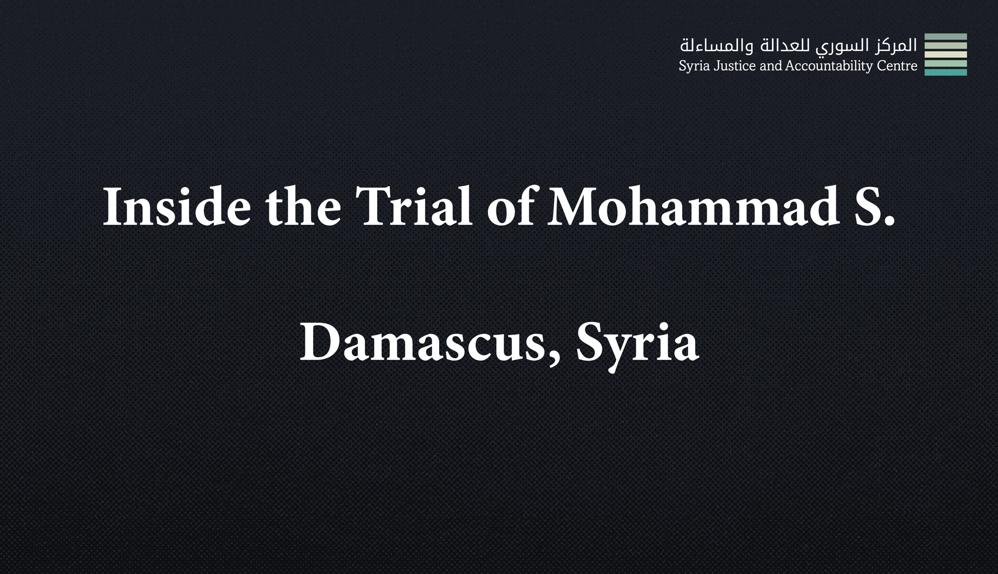 Inside the Trial of Mohammad S. #1: The Trial of Looting