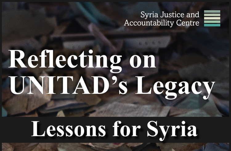 Reflecting on UNITAD’s Legacy: Lessons for Syria