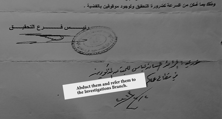 State-Sponsored Abductions by the Assad Government