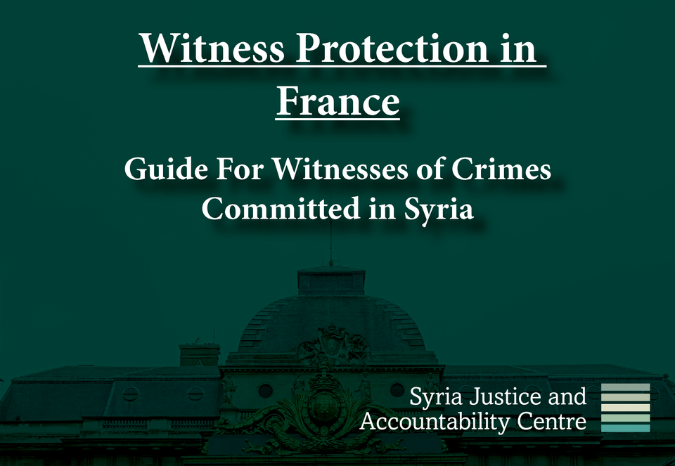 GUIDE TO WITNESS PROTECTION IN FRANCE